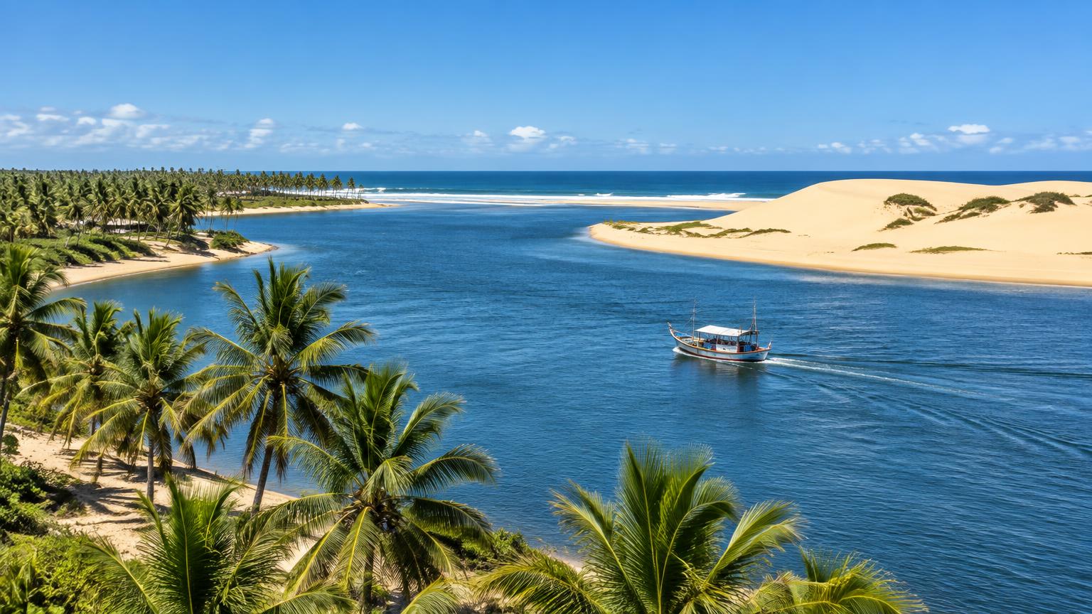 Passeio à Foz do Rio São Francisco com a Lucivaldo Turismo
